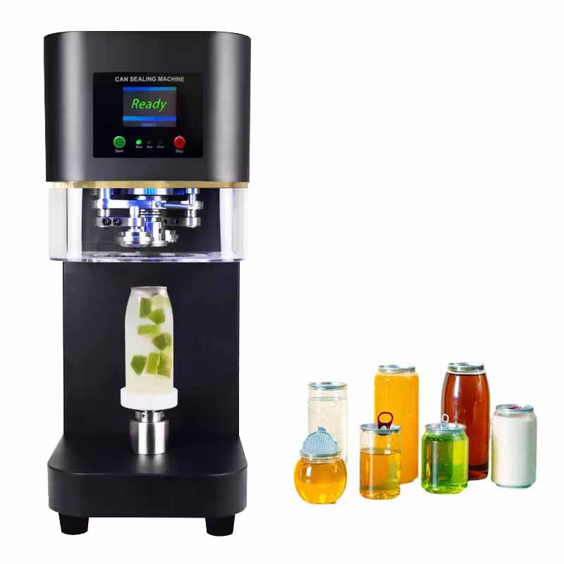 Máquina seladora automática de latas de plástico