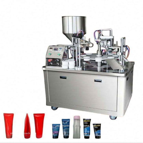 Máquina ultrassônica automática de enchimento e selagem de tubos de plástico para selador de tubos macios de 5ml a 50ml
