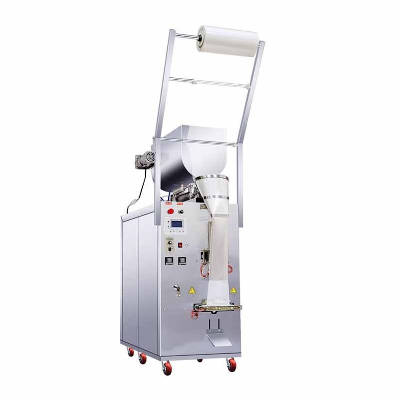 Máquina de embalagem e enchimento de molho líquido de saquinho com 4 selos laterais