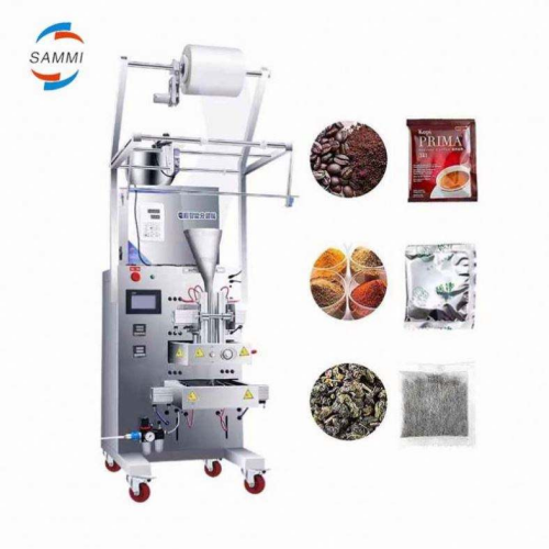 Máquina de embalagem multifuncional vertical automática de selagem de grânulos com selo lateral de 4 lados