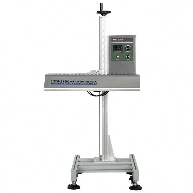 Máquina de selagem e selagem de tampa de indução de garrafa fresca de água totalmente automática