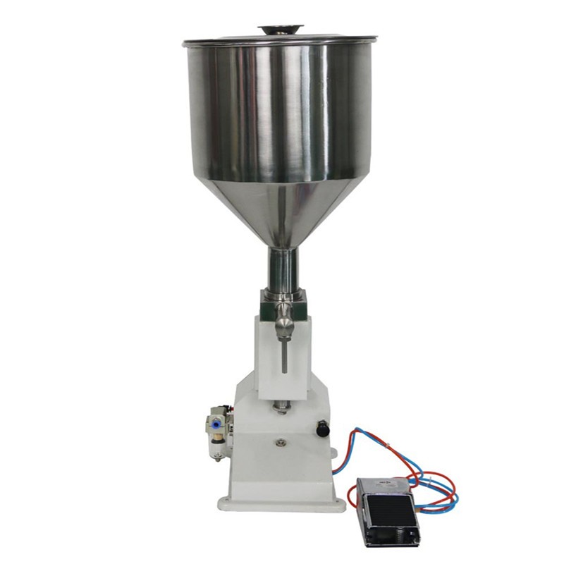 Enchimento pneumático manual de creme A02