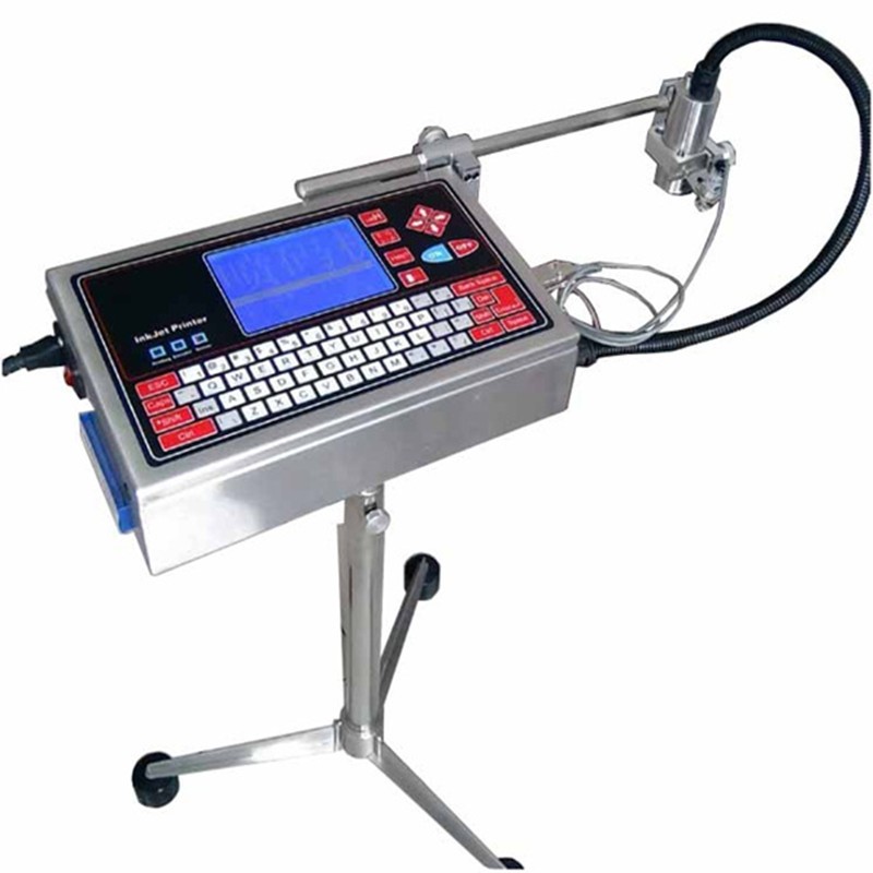 Impressora jato de tinta automática com código de data