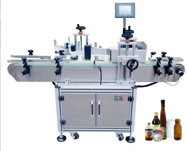 Rotuladora automática de garrafas redondas