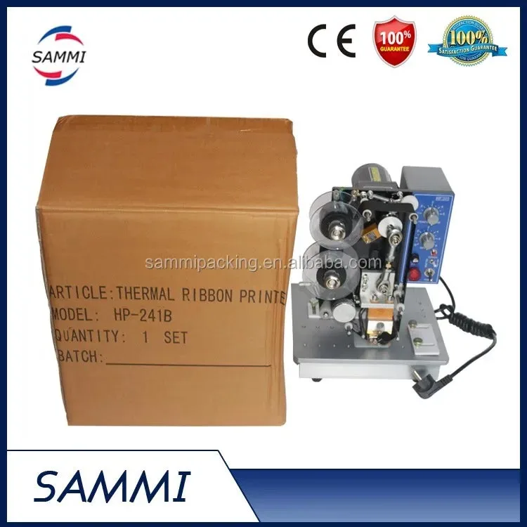 Ribbon coding machine