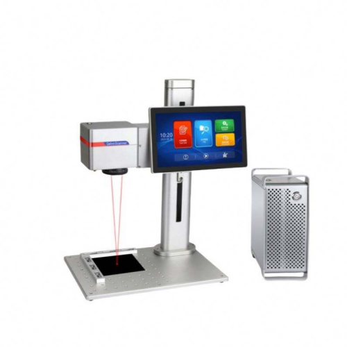 Máquina portátil de marcação a laser de mesa com tela sensível ao toque de 10 polegadas